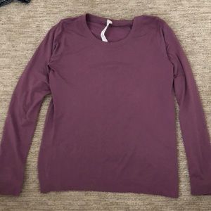 Lululemon Purple Long Sleeve Top